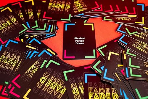 Miniatura 4 de FADED - Juego de beber - Juego de cartas para fiestas grupales y noches de juego - 21 cumpleaños - Universidad - Comienza la fiesta