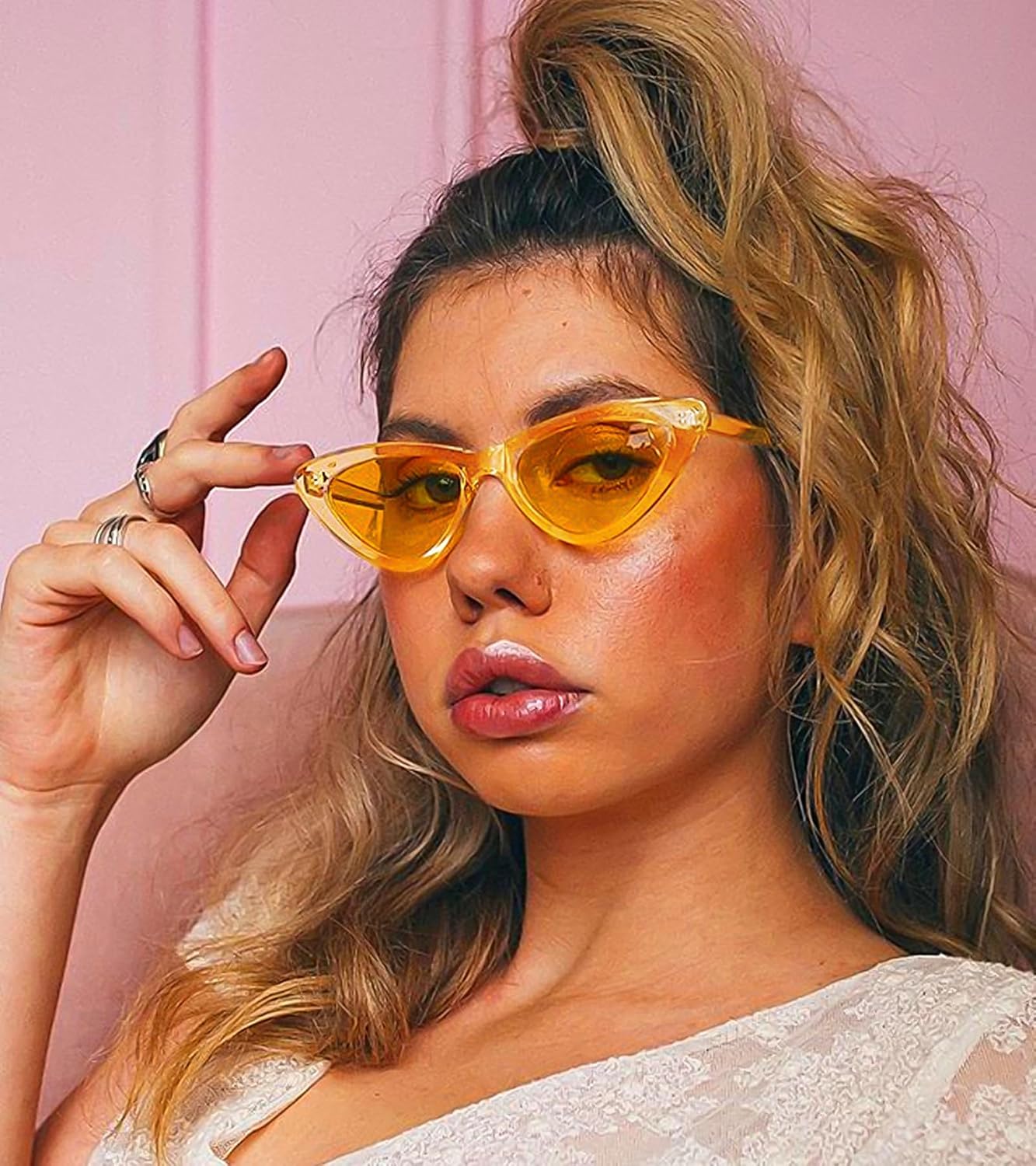 Matcheck 16 Mixed Style Sunglasses Retro Colored Party Favors Glasses Classic Costume Bulk Eyeglasses for Unisex Adult - Image 7