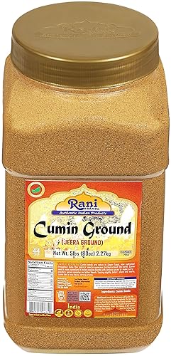 Vista 18 de Rani Cumin (Jeera) Powder Spice 16oz (1lb) 454g PET Jar ~ All Natural Vegan Gluten Friendly NON-GMO Kosher Indian Origin