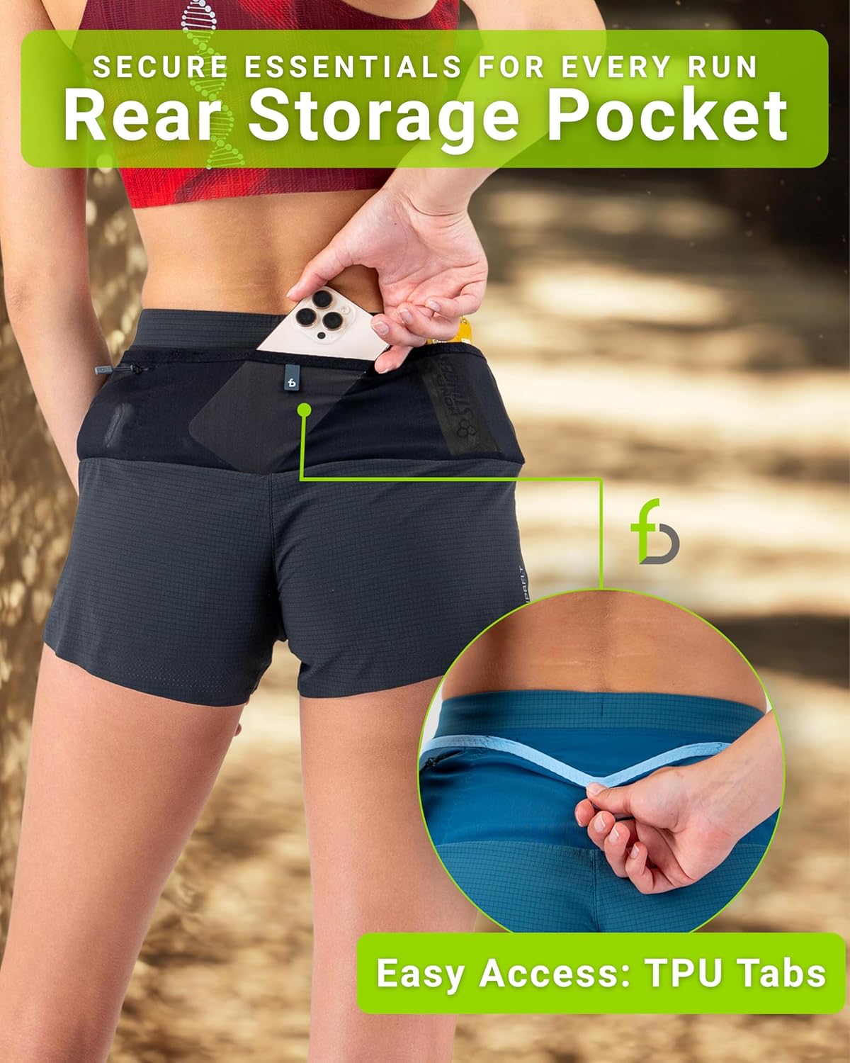 FlipBelt Women's Elite Running Shorts 3.0 - Image 4