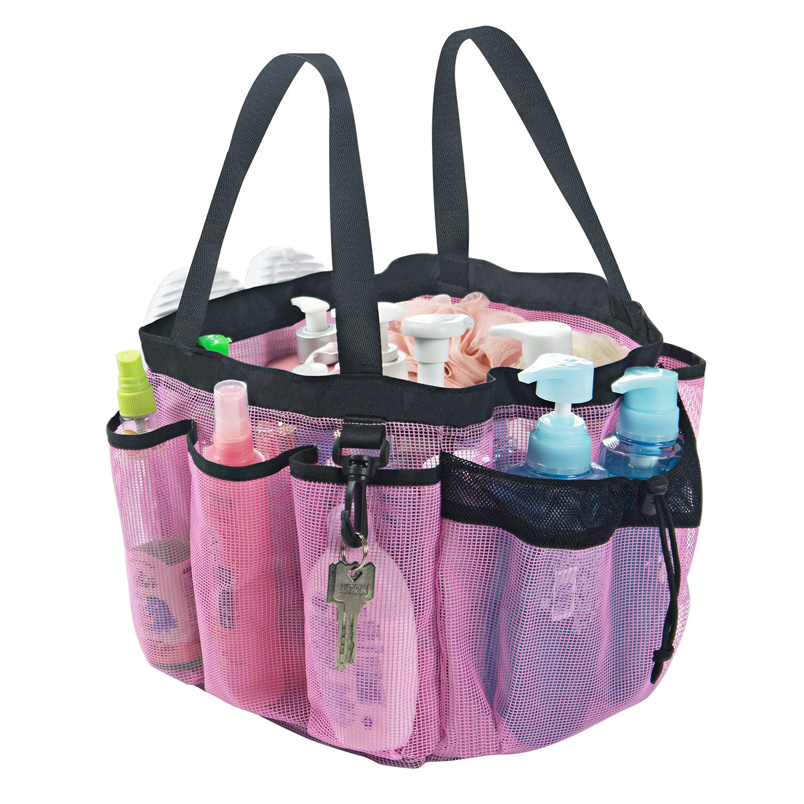 Moyad Large Mesh Shower Caddy Hanging Beach Tote Bag Travel Portable Cleaning Caddy Shower Organizer Camping Accessories College