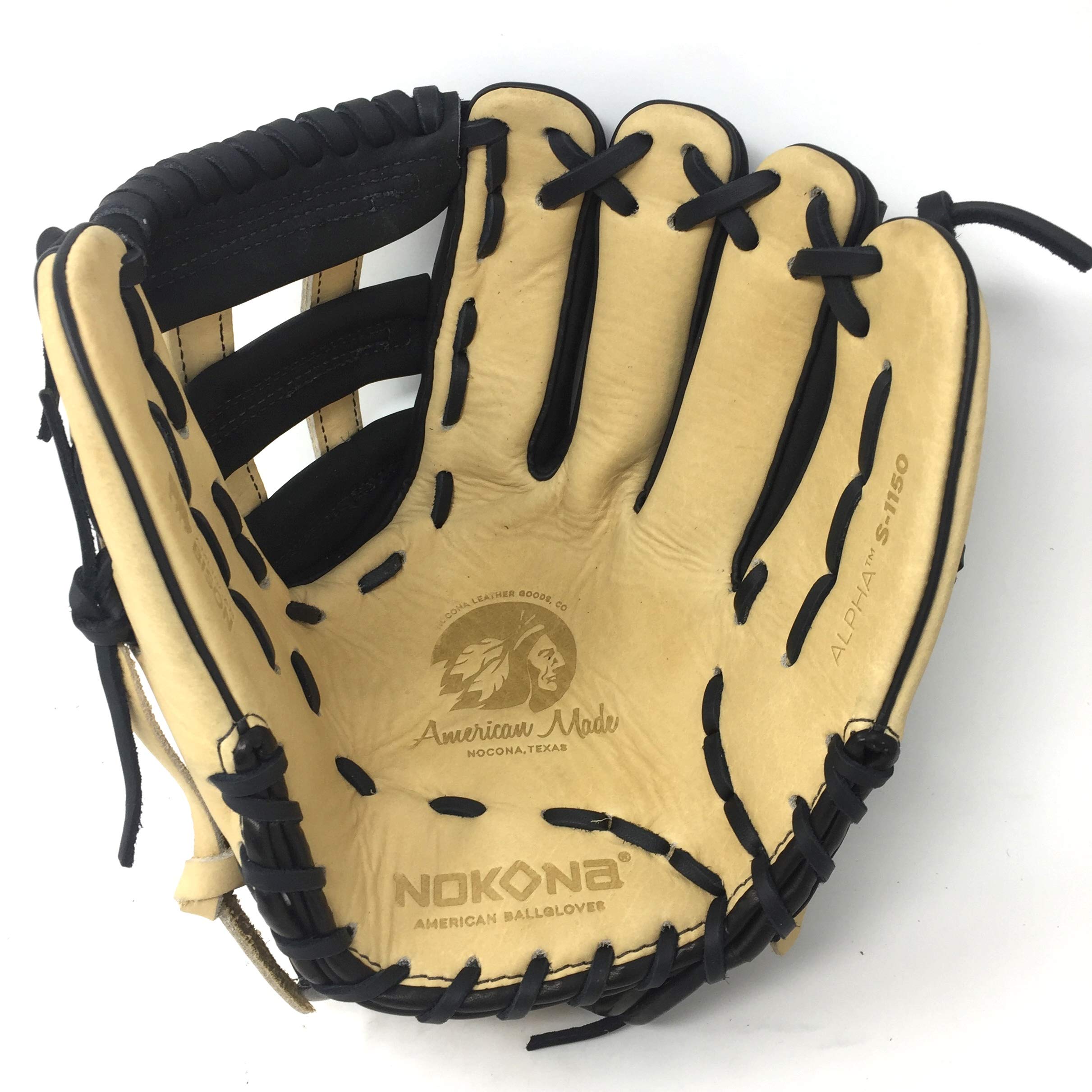 NOKONA 野球硬式グローブ　アメリカ製　超希少品 Amazon | Nokona バイソン ブラック アルファ 野球グローブ S