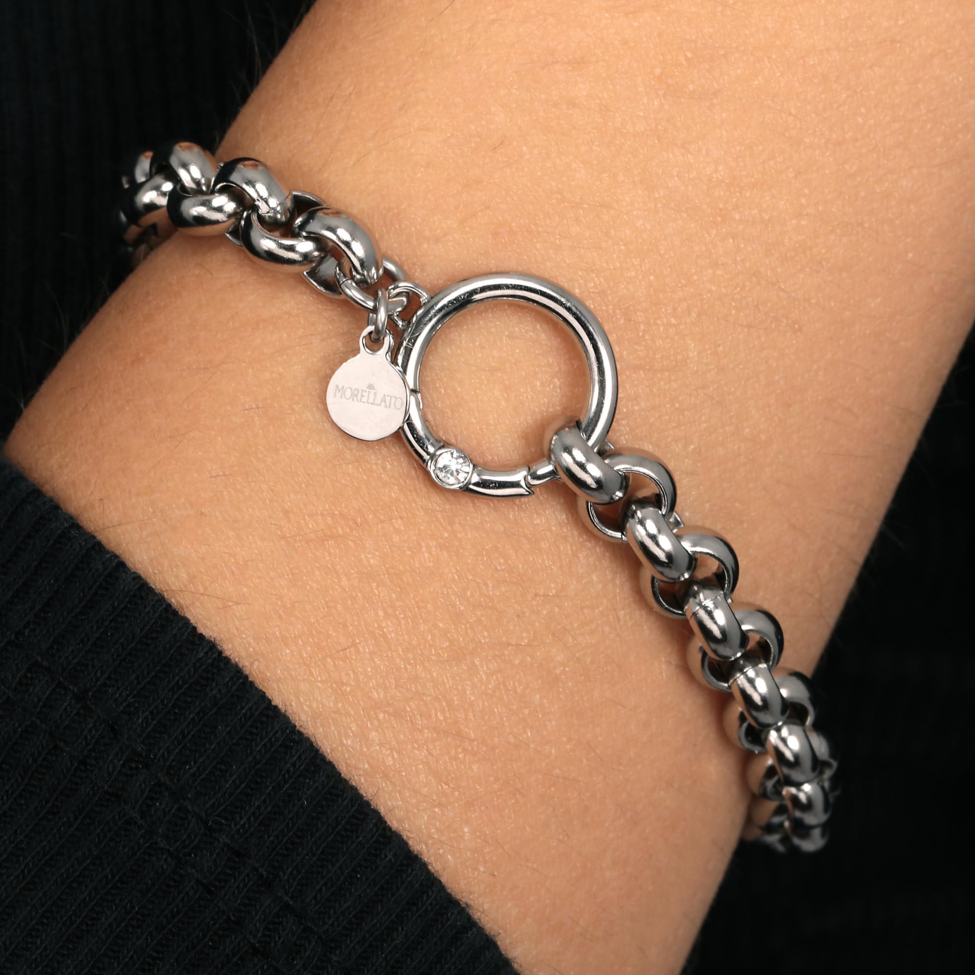 MORELLATO DROPS Bracciale Donna in Acciaio, Cristalli - SCZ1152
