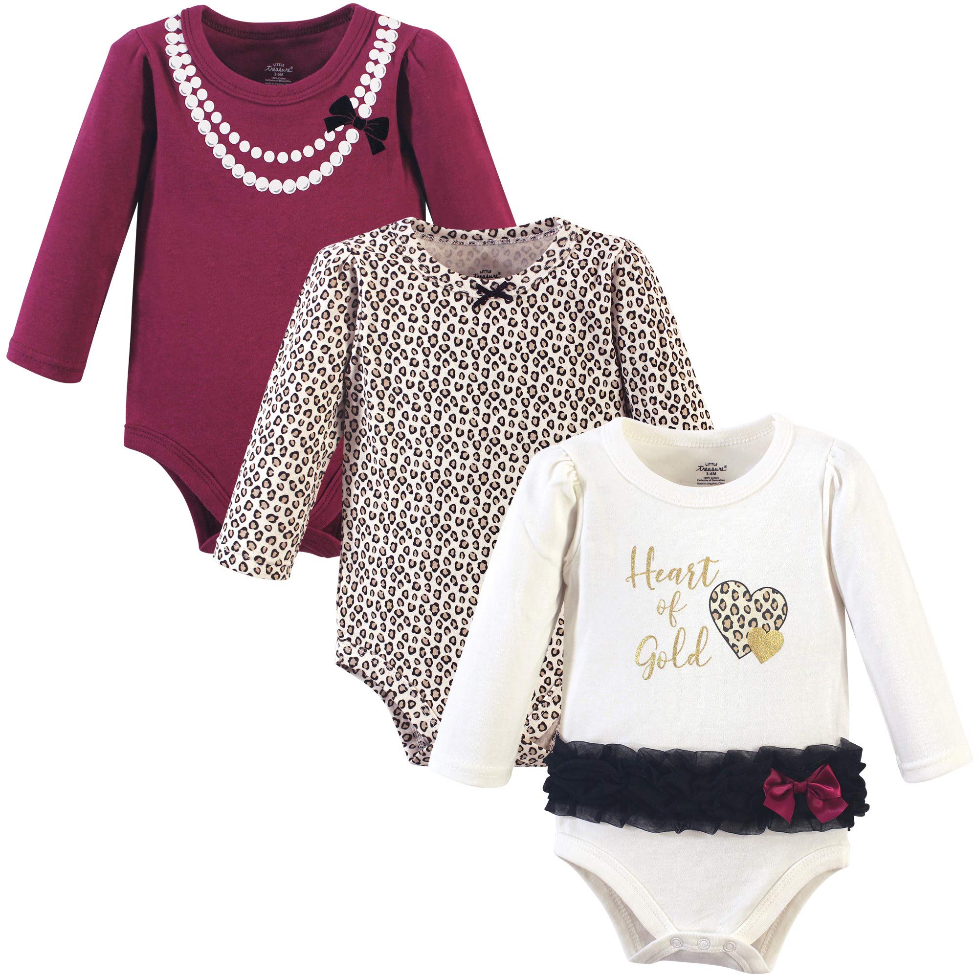 Little Treasure Unisex Baby Cotton Bodysuits