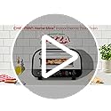 CHEFMAN Indoor Pizza Oven - Makes 12 Inch Pizzas in Minutes, Heats up to 800°F - Countertop Electric Pizza Maker with 5 Touchscreen Presets, Pizza Stone and Peel Included - Stainless Steel