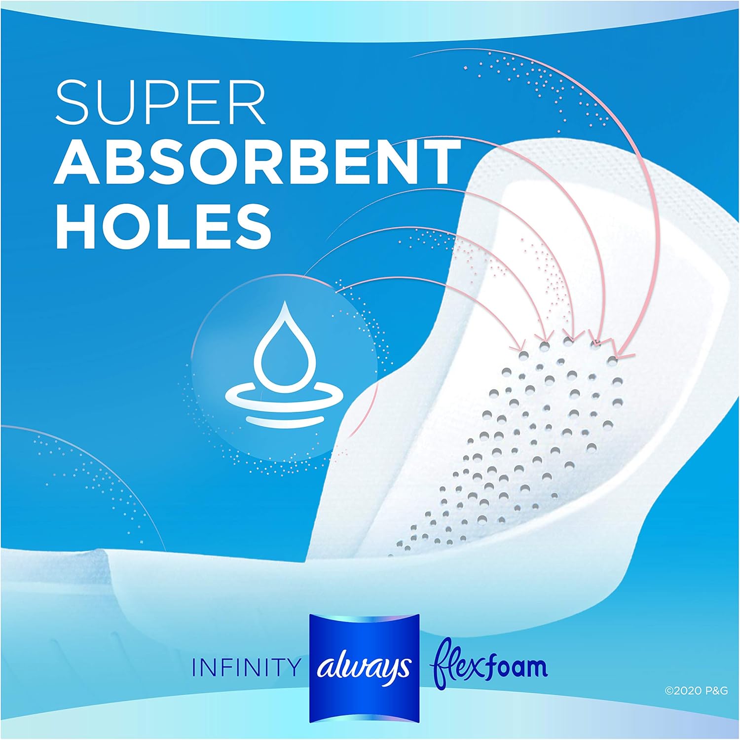 Always Infinity Feminine Pads for Women, Size 4, Overnight Absorbency, with Wings, Unscented, 26 Count (Pack of 3): Health & Personal Care