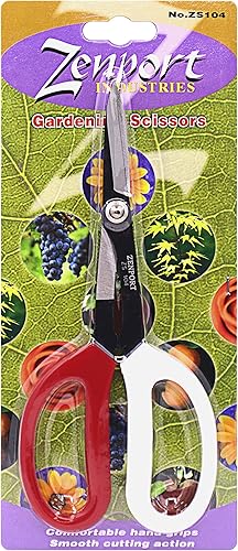 Miniatura 3 de Zenport ZS104 Tijeras de lujo, jardínmanualidadhorticultura, 8 pulgadas de largo
