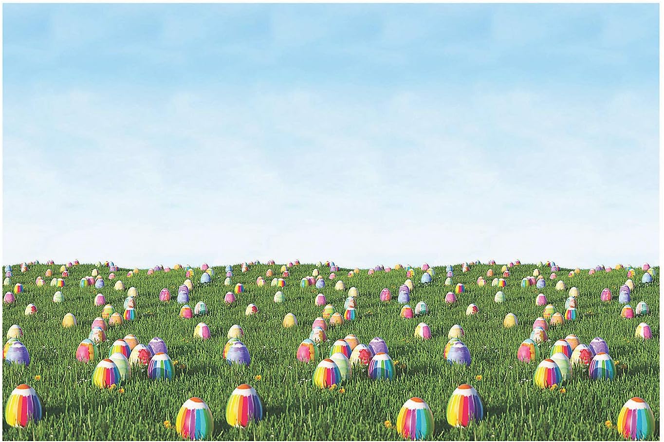 Easter Brights Backdrop Banner - Party Decor - 3 Pieces