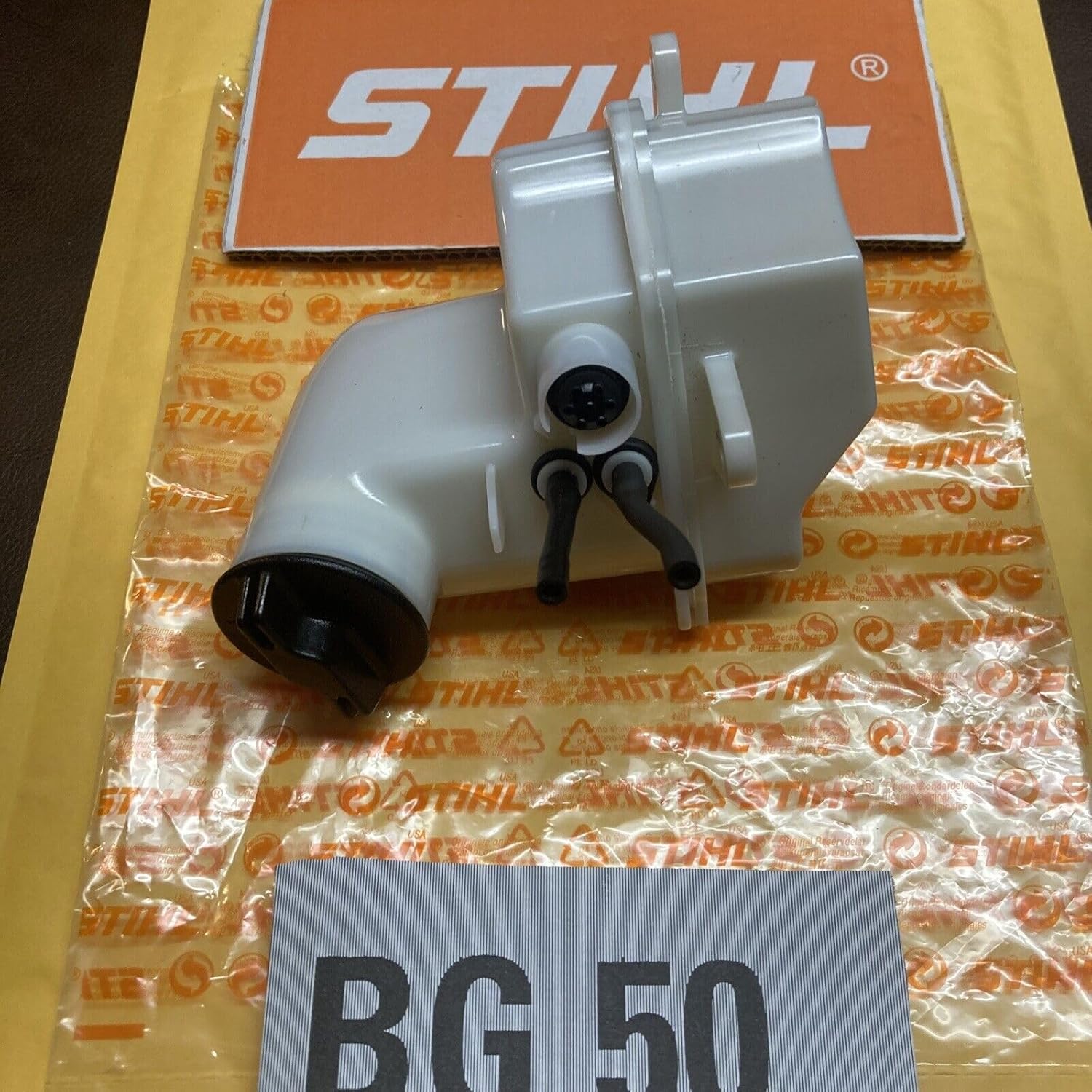 NEW Genuine OEM BG50 Leaf Blower Fuel Gas Tank W/ Cap And Lines Assembly, Replacement for STIHL OEM