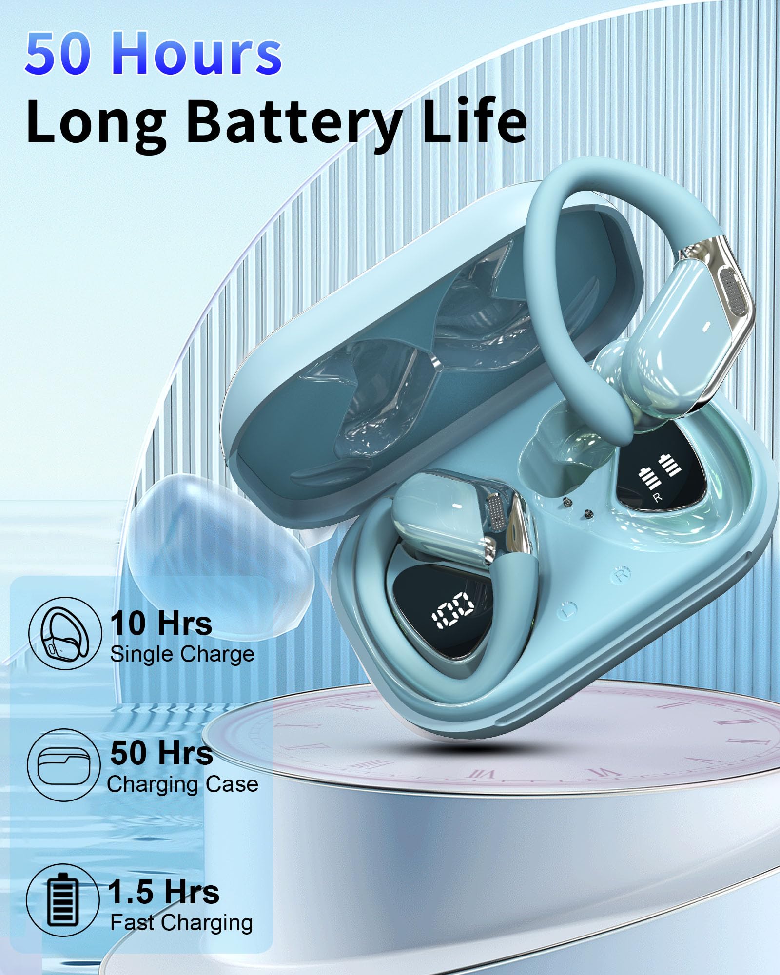 Kopfhörer Kabellos Bluetooth 5.3 In Ear It CVC8.0  Produktbild-Vorschau 3