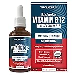 BioActive Vitamin B12 5000 mcg | Contains 3 BioActive Forms B12 Plus Methylfolate Cofactor - Methyl B12, Adenosyl B12 & Hydroxy B12 | Sublingual Form, Berry Flavor, Organic, Vegan (60 Servings)