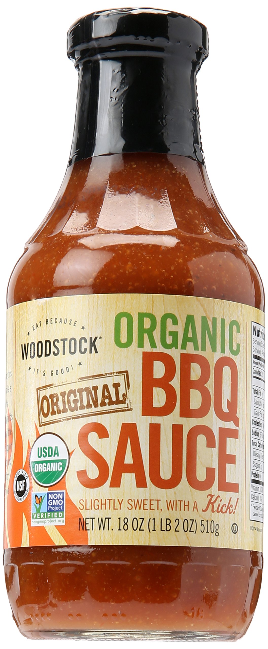 Woodstock Farms Organic Barbecue Sauce - Original - 18 Ounces