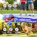 Voiture de télécommande Spider, double face RC Voitures avec 360° Rotation fraîche, 2.4 GHZ Stunt rechargeable RC Voiture, Télécommande Voitures pour Enfants 3 4 5 6 7 8 9 10 11 12, Cadeaux d'anniversaire/Journée de la Valence pour les enfants