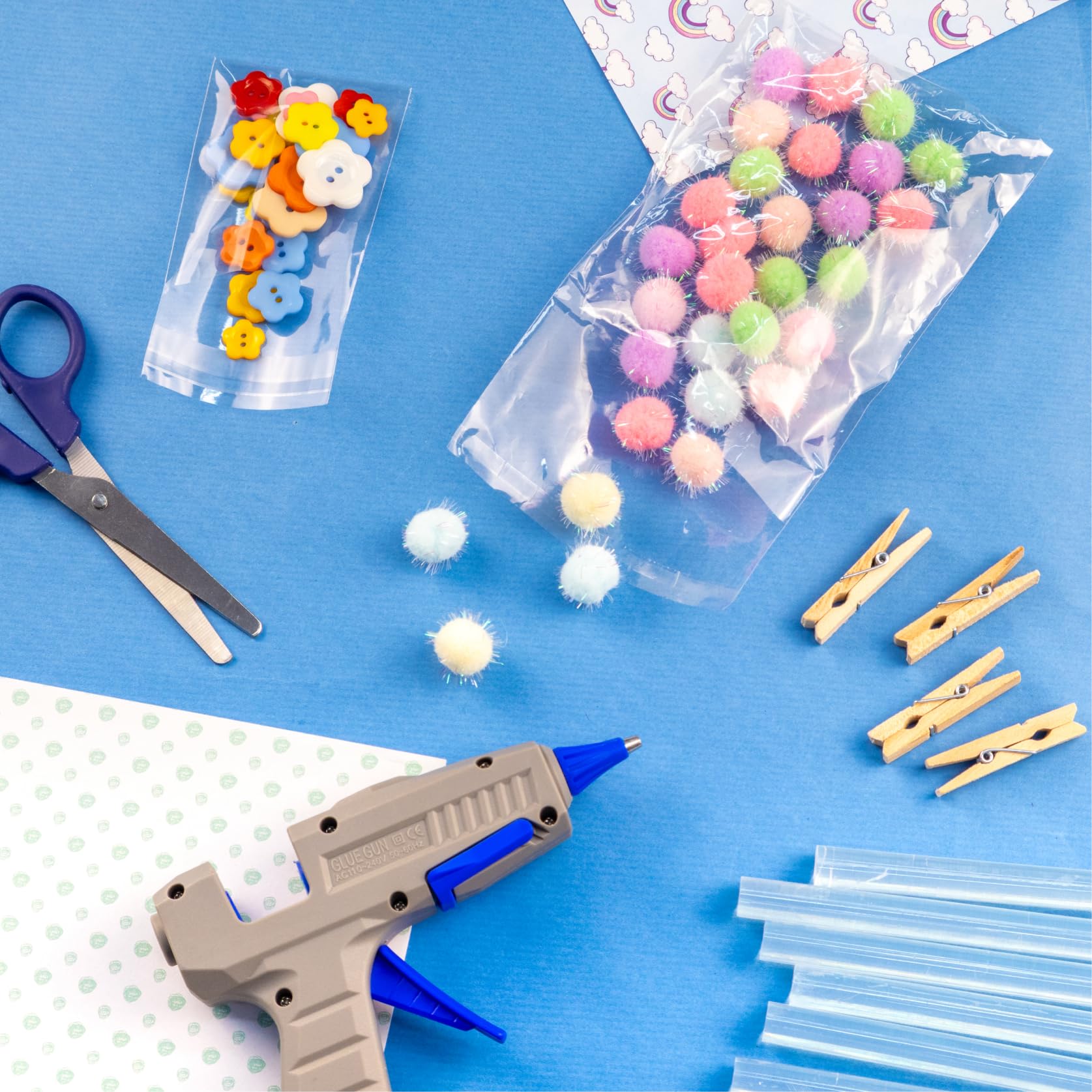 Sachets Transparents En Plastique À Fermeture Auto-adhésive, Sachets D