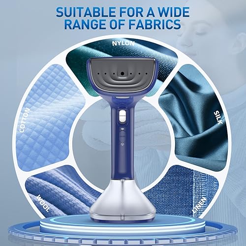 Vista 5 de Steamer for Clothes - 1800W Powerful Steam, 2 Modes for Wet and Dry Ironing, 20-Second Fast Heat-up,Detachable Water Tank with Heat-Resistant Gloves