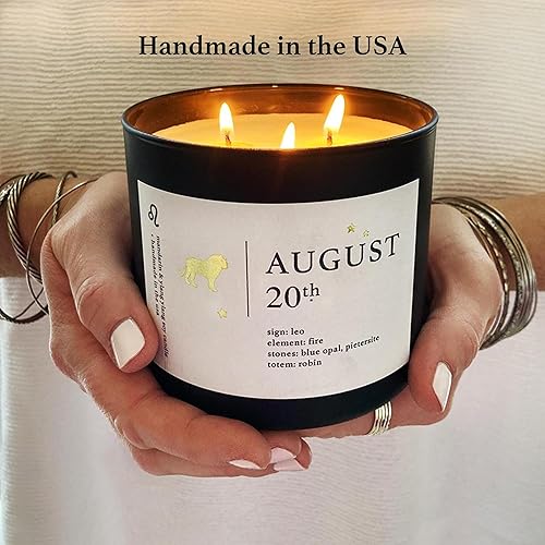 Miniatura 8 de Vela de astrología personalizada con fecha de nacimiento del 21 de enero con preguntas y respuestas en vivo  Lectura para tu cumpleaños  Velas de