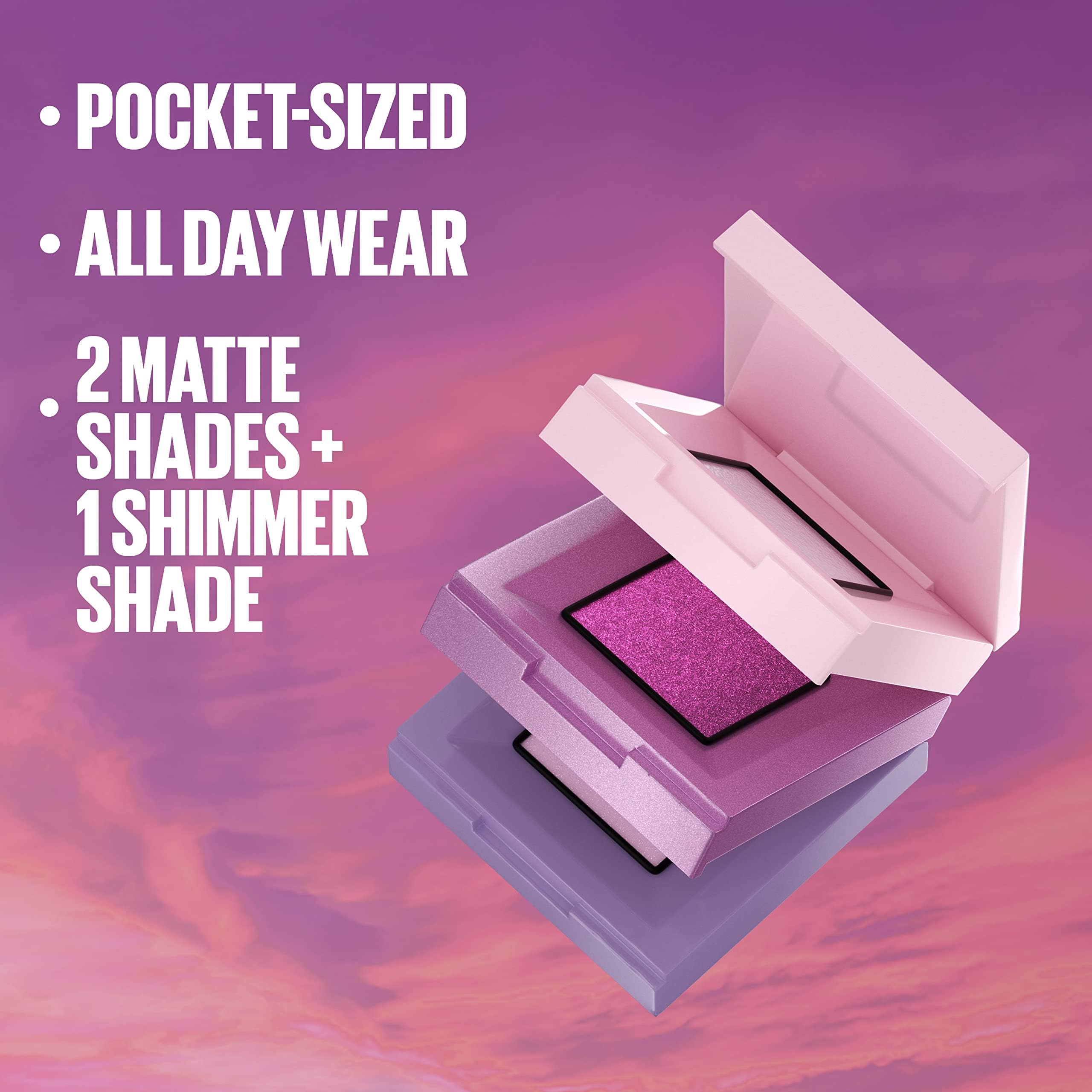 Maybelline New York Shadow Blocks Shadow Blocks Eyeshadow Palette, Stacked Eye Shadow Trio, Broadway & Prince St, 0.08 oz