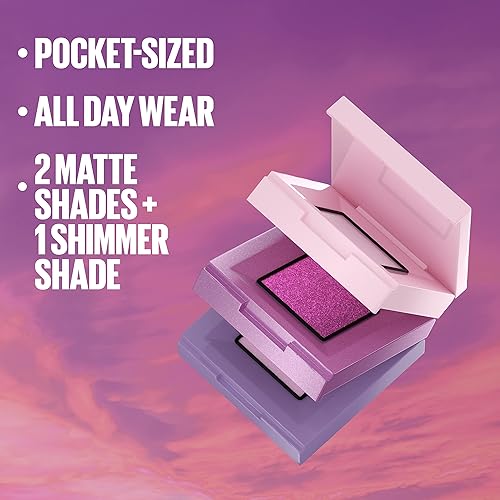 Miniatura 3 de Maybelline New York Shadow Blocks Shadow Blocks - Paleta de sombras de ojos, trío de sombras de ojos apiladas, Broadway y Prince St, 0.08 onzas