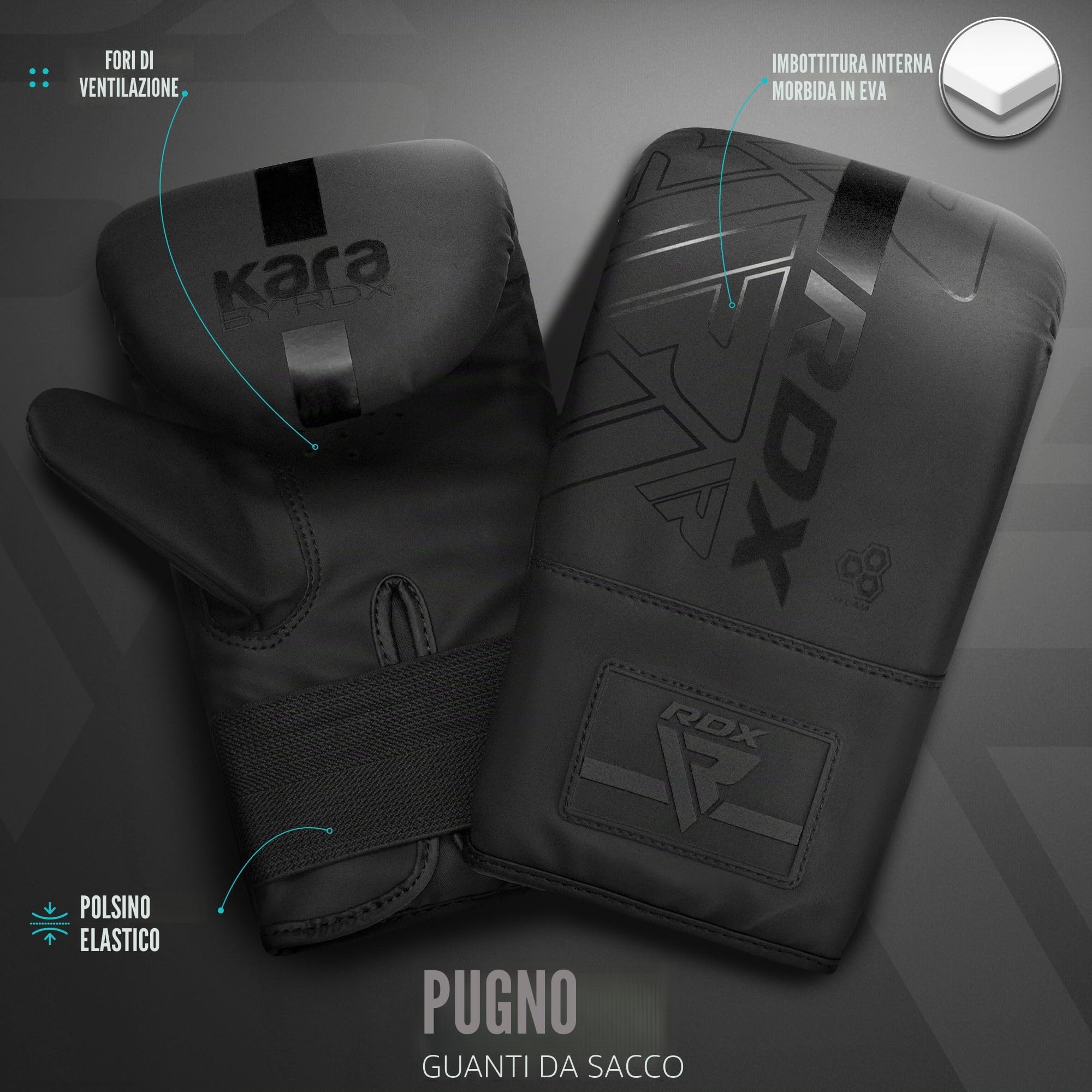 RDX 4FT Uppercut Body Sacco da boxe, Maya Hide Pelle Pesante Bag Set con Guantoni e Catena, Arti Marziali MMA Pugilato Muay Thai Kick Boxing, Casa Palestra Punch Sacchi