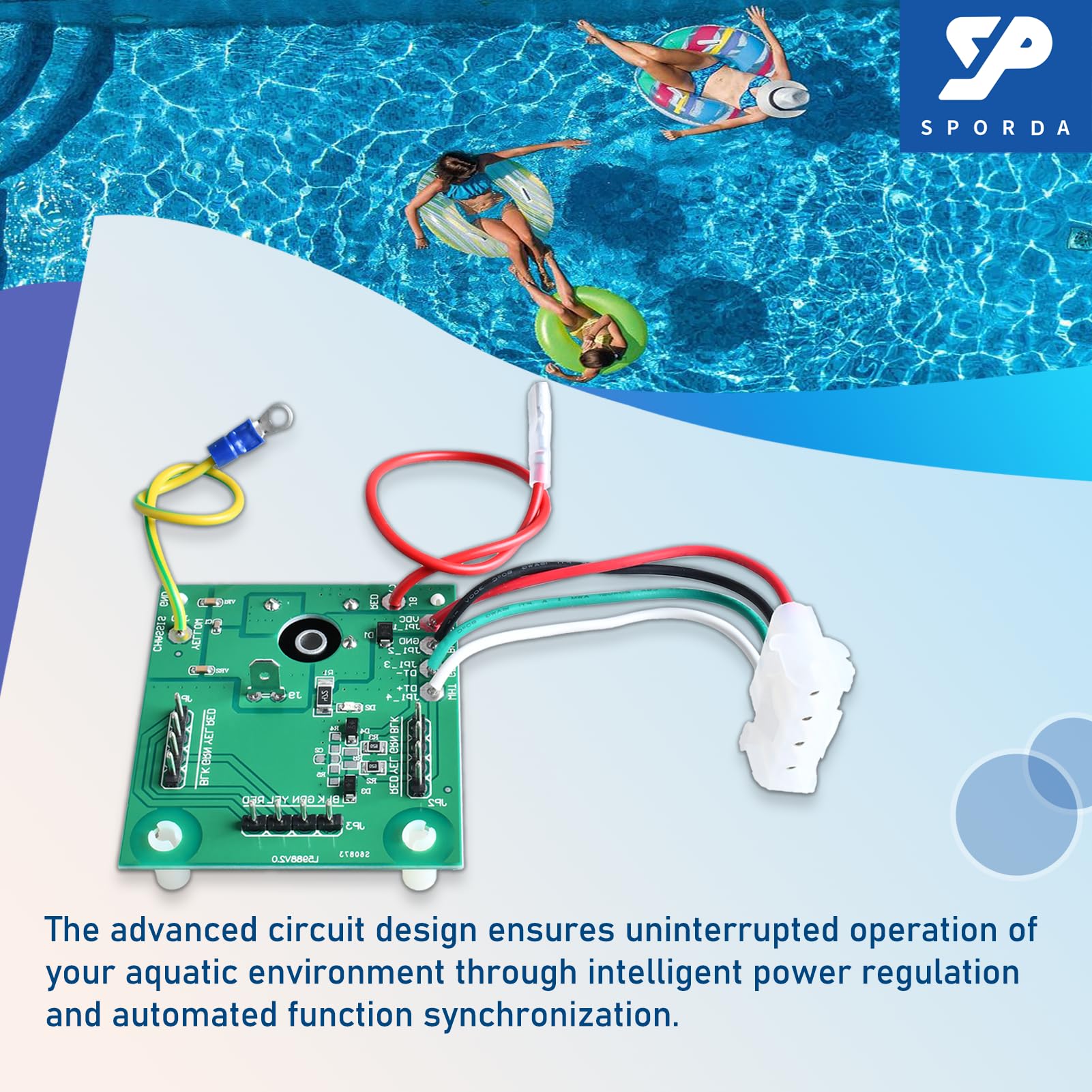 521218 Load Center SCG Surge Board,Replacement for EasyTouch PL4/PSL4 Control Systems & IntelliTouch i5+3 3 Personality Kit Automation Control Systems,Replace 521593