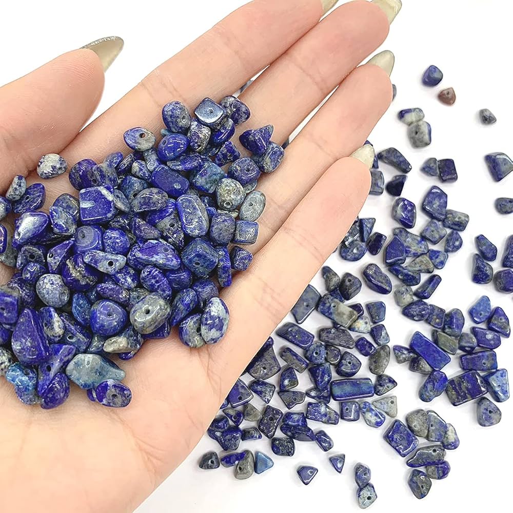 Amazon.co.jp: 20g 穴あき ラピスラズリ さざれ石