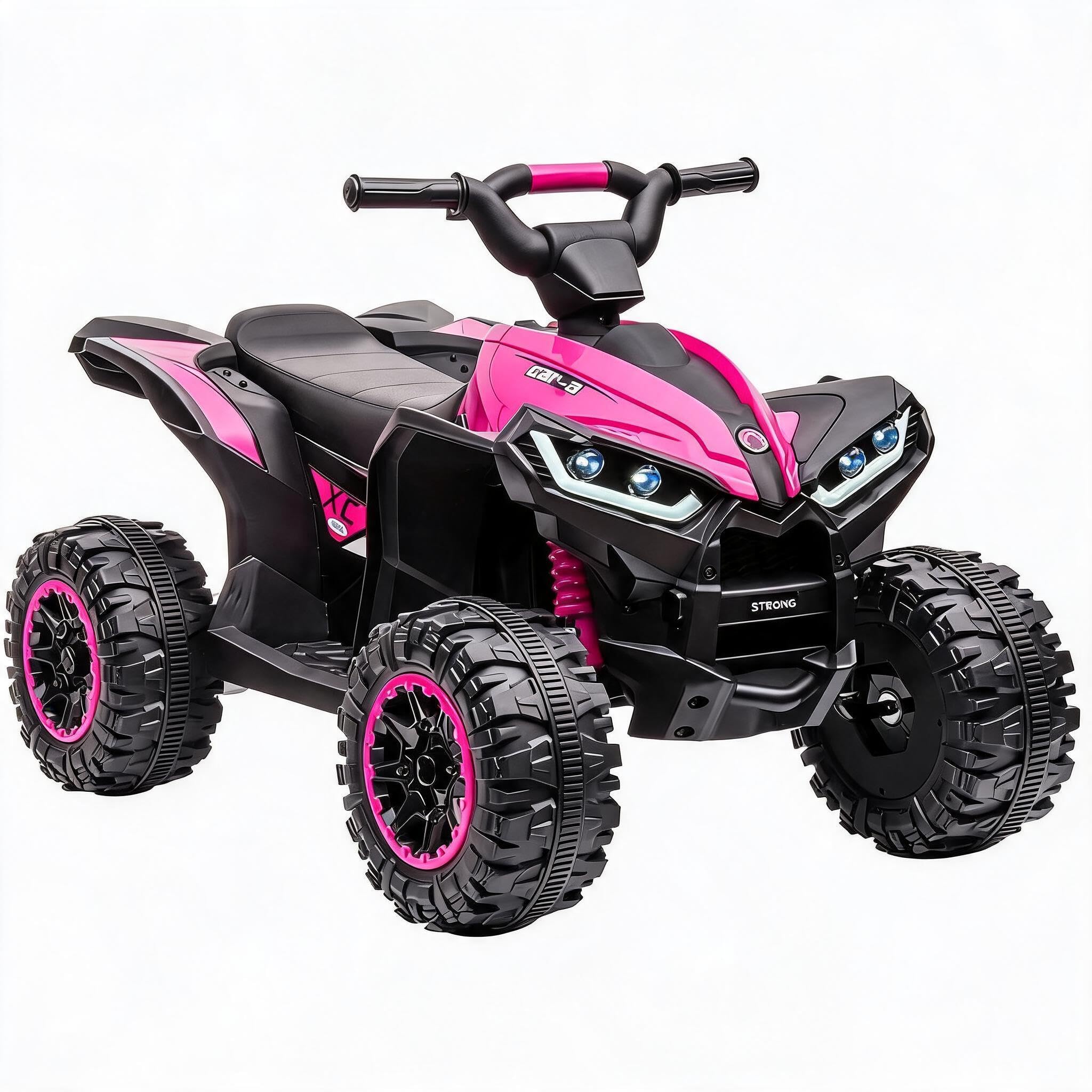 Lidzopas 12V Kids Electric Ride-on ATV Quad Bike, Battery Powered Car Toy