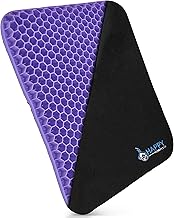 Purple Seat Cushion for Office Chair, Car, Desk, Wheelchair - Ultimate Purple Gel Seat Cushion for Butt - Desk Chair Cushion for Long Sitting - Seat Cushion for Tailbone Pain Relief and Sciatica