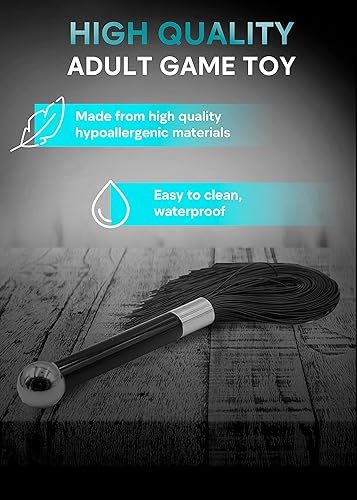 Miniatura 5 de 15.5 negro imitación cuero flogger entrenamiento equitación látigos rendimiento cosplay accesorios de disfraz de látigo ecuestre cultiva de caballo