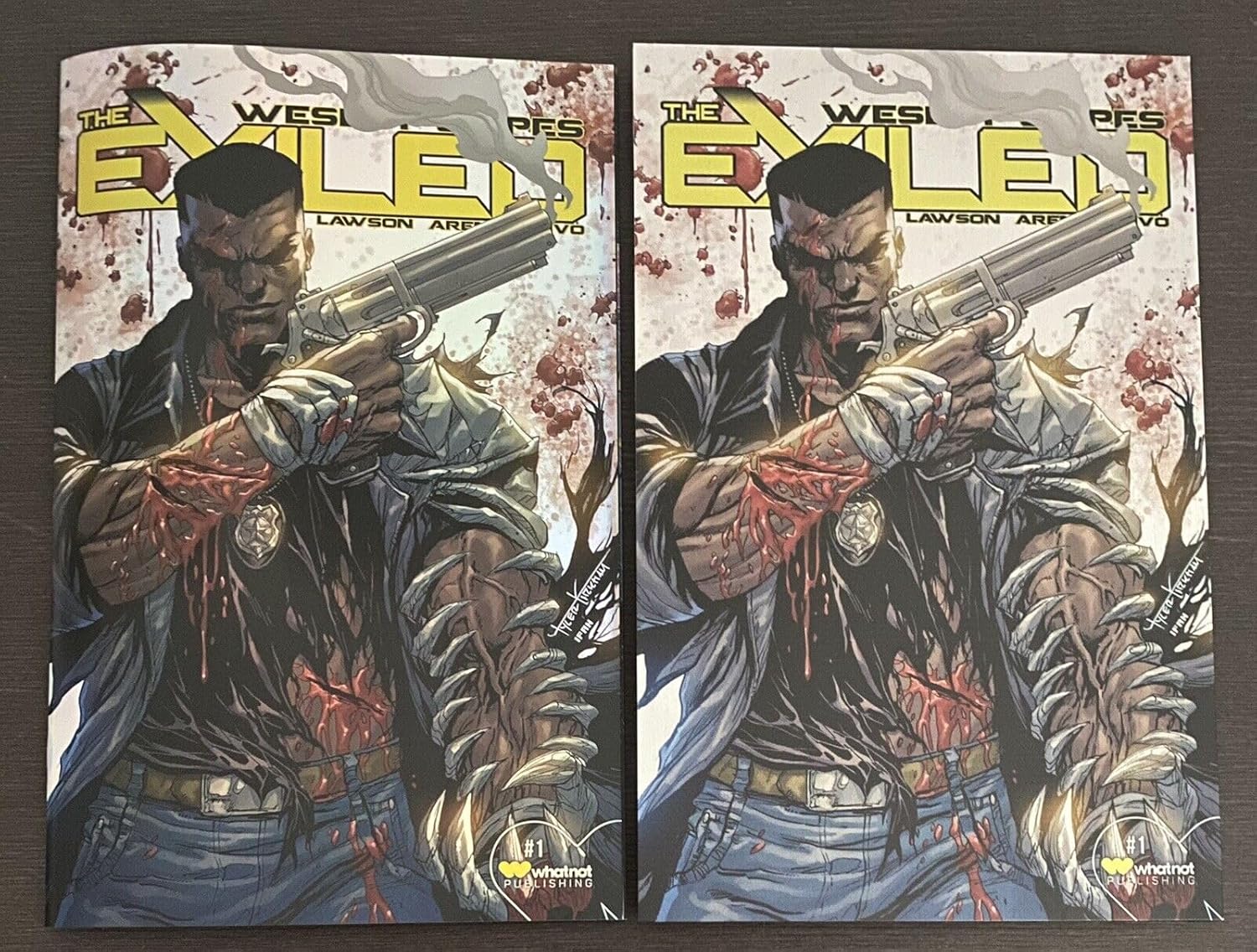 Amazon.com: Wesley Snipes Exiled #1 METAL and FOIL Set Officially ...