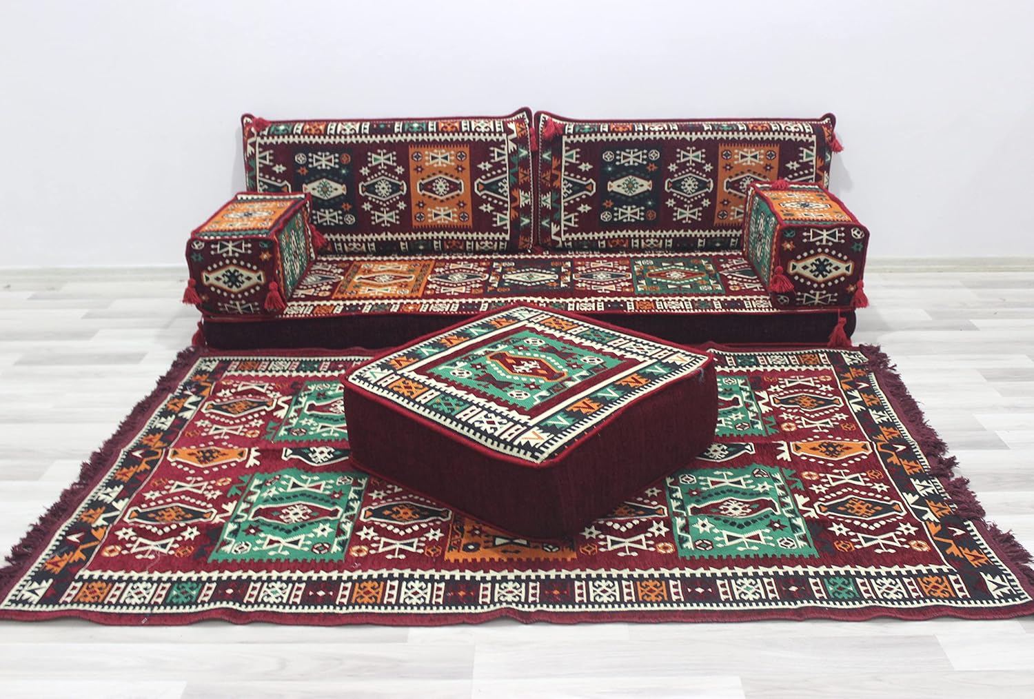 Single Sofa Set, Premium Arabic Sofa Set, Sitting Cushion, Boho Sofa, Floor Cushions, Floor Sofa, Moroccan Sofas, Arabic Majlis (Sofa Full Set)