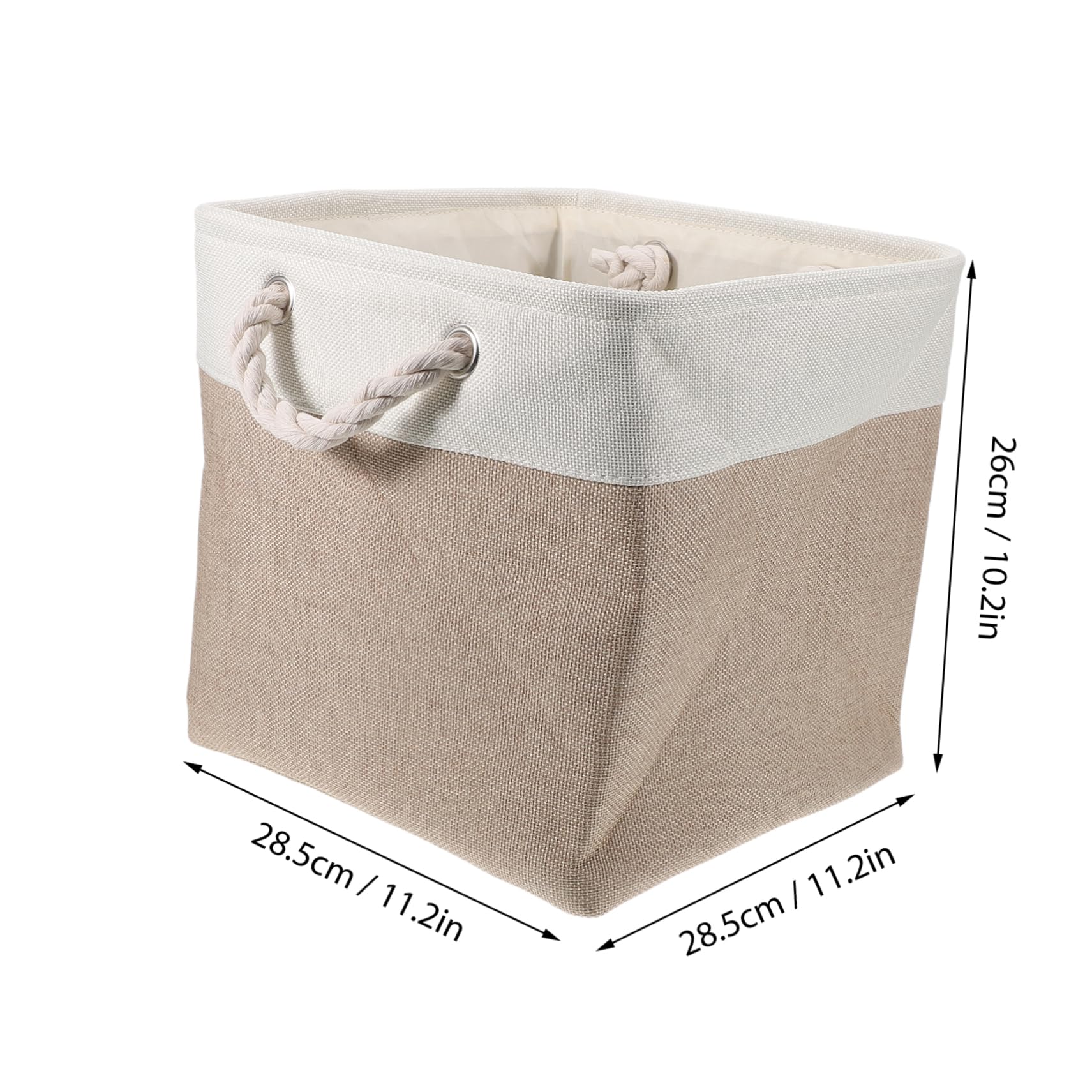 3 Piezas Cestas de Almacenamiento de Tela Plegables para Organización de Armarios Bins de Almacenaje con Asa Práctica para Ropa y Juguetes Diseño Chic y Funcional