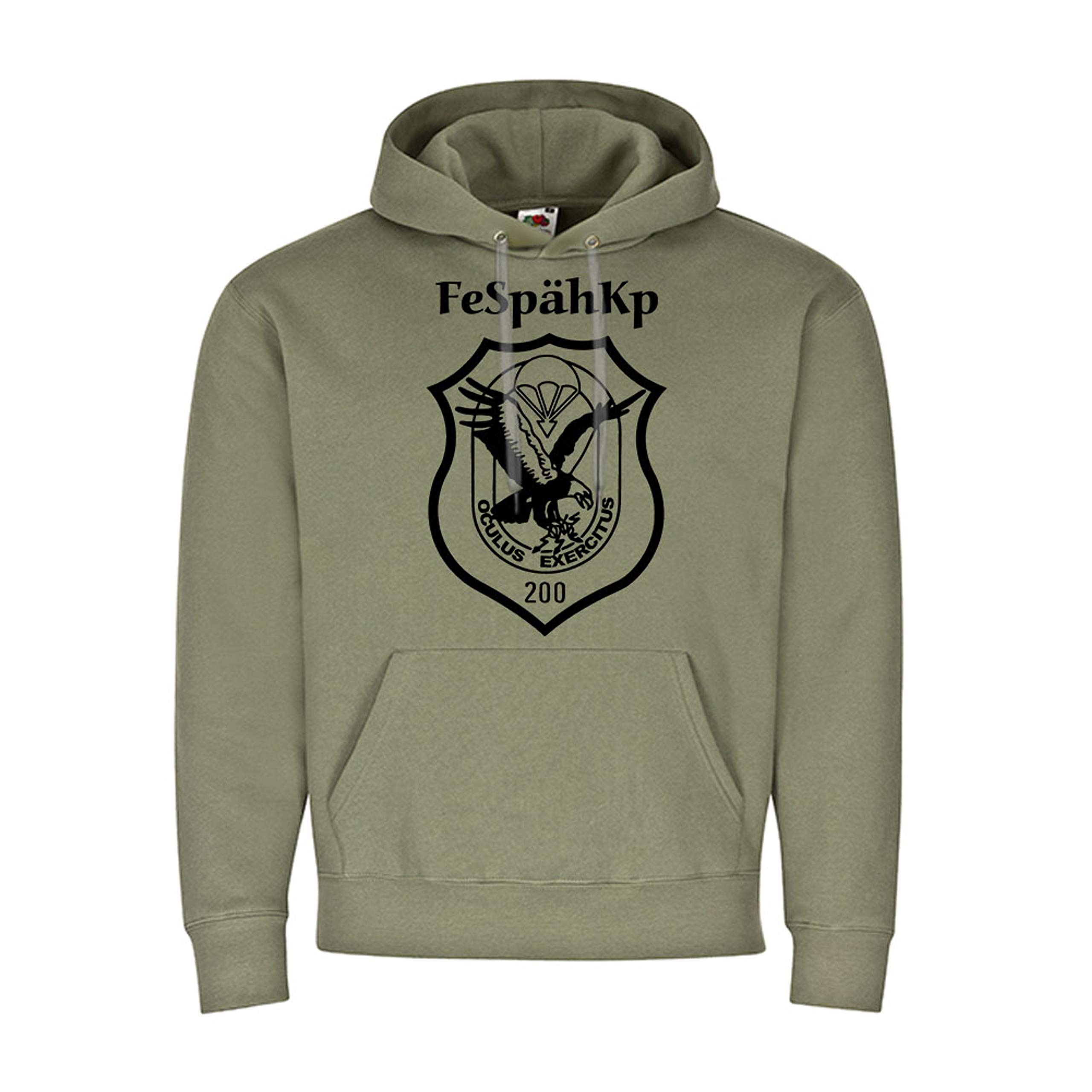 Sweat à capuche FeSpähKp 200 Copytec vert pull homme militaire