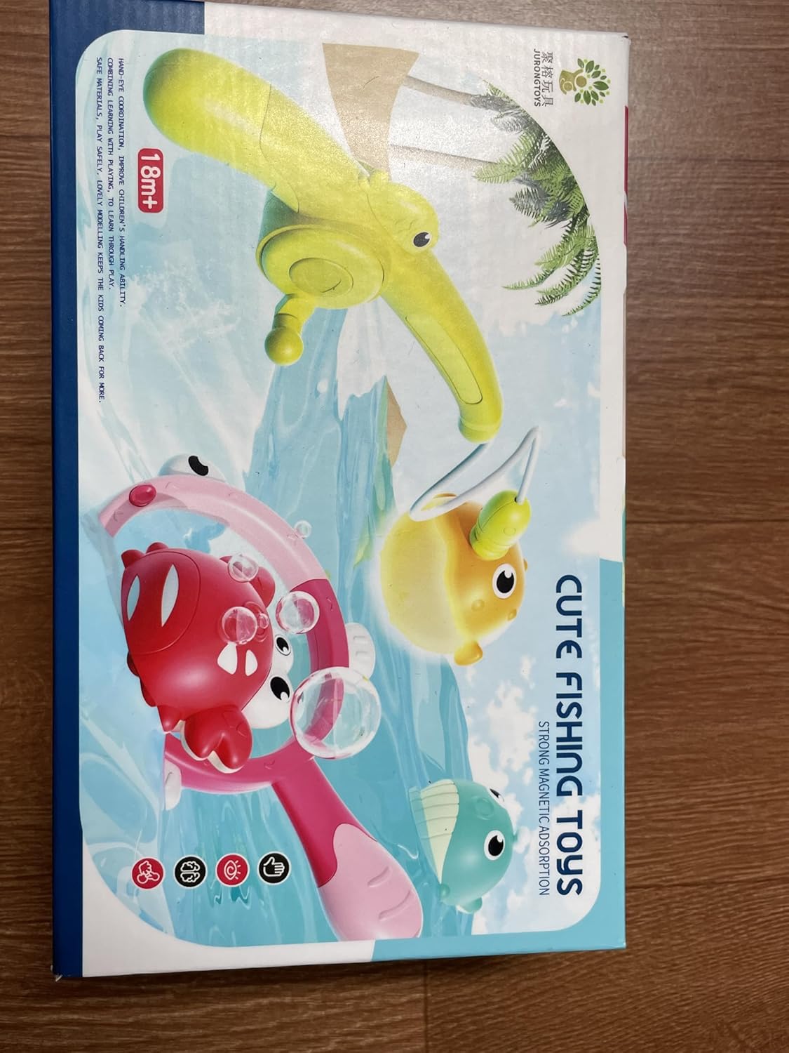 Baby Bath Toys, 7 Pcs Magnetic Fishing Game Set with 3 Light Up Fishing Toys, 1 Wind Up Duck/Fishing Net/Rob/Squirt Ball Mould Free Floating Bath Toys Gifts for 1+ Year Old Boys Girls 8 81FqzUdN97L. AC SL1500