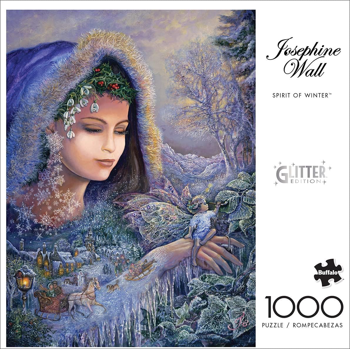 Buffalo Games - JoWall - Spirit of Winter - Puzzle de 1000 pièces pour Adultes - Puzzle Stimulant Parfait pour Les soirées de Jeu