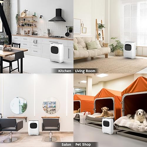 Miniatura 6 de AIRTHEREAL T1 Aspiradora automática sin contacto con 2 modos de funcionamiento, ultra rápida y potente aspiradora con cable para barrido, sala de