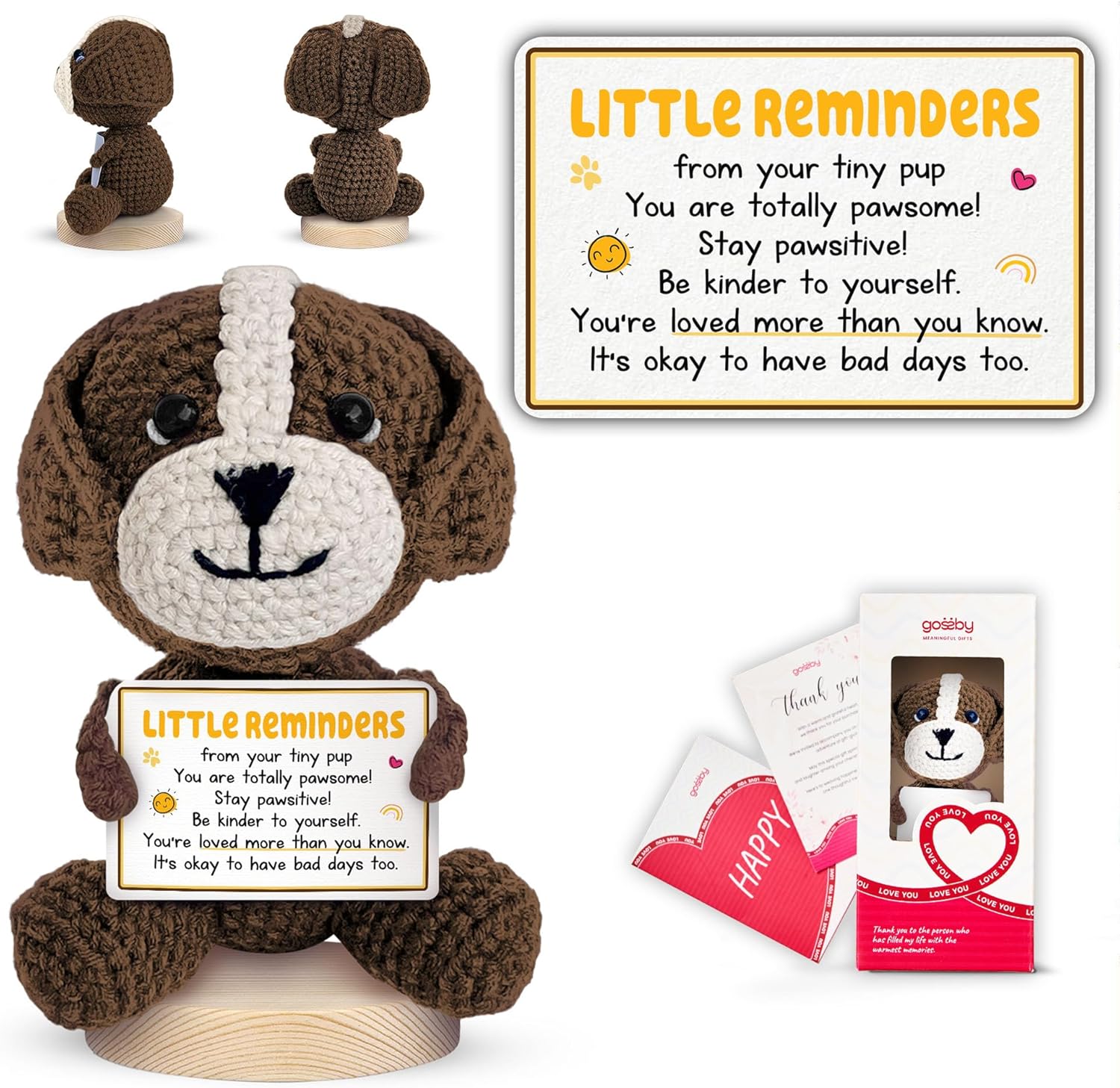 Positive Dog Crochet Gifts – Inspirational Keepsakes for All Occasions Positive Dog Crochet Gifts – Inspirational Keepsakes for All Occasions