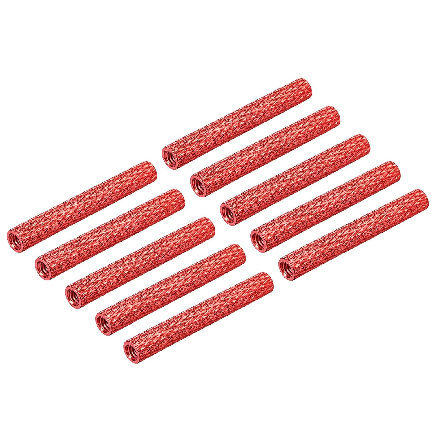 10 Entretoises Aluminium Hexagonales M3x35mm Rouges Pour FPV Quadcopter Drone