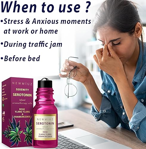 Miniatura 3 de Chill Out - Mezcla de aceite esencial calmante para aliviar el estrés, rosa, ylang, ylang e incienso, relajación, relajación, aromaterapia, regalo