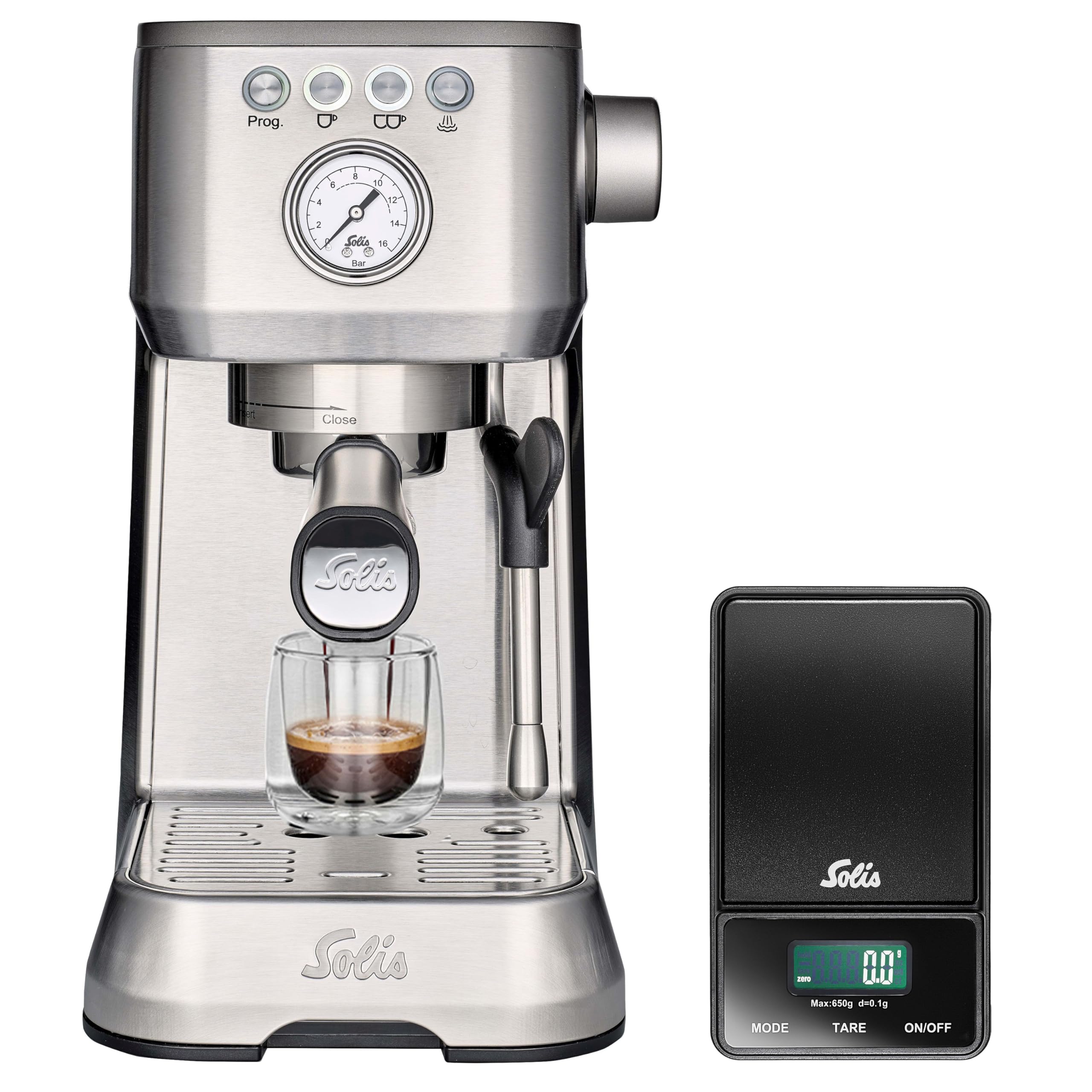 Solis Barista Perfetta Plus silber Set mit Digital Pocket Scale