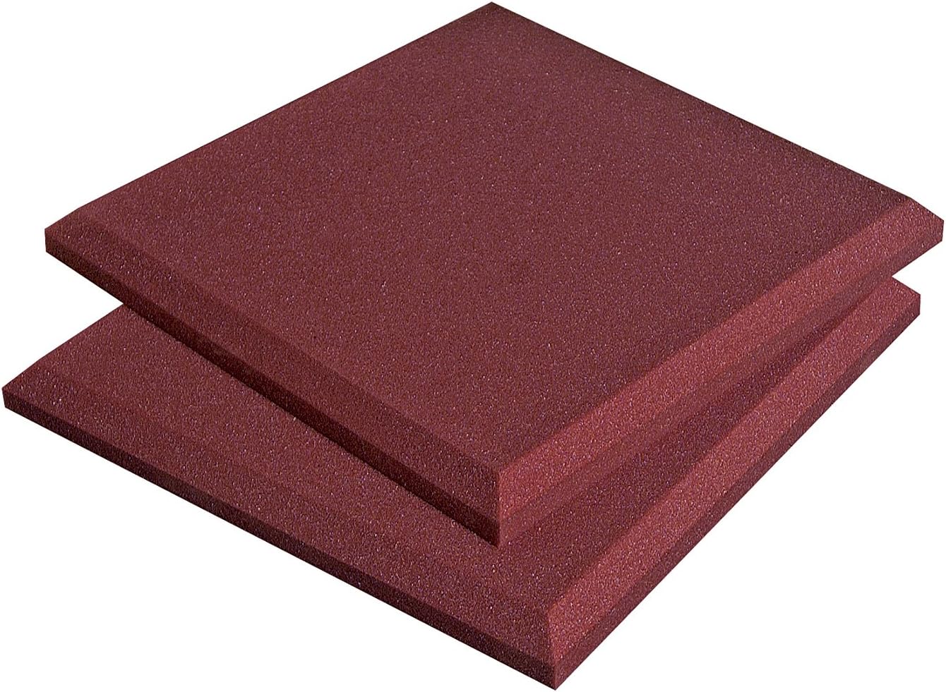 Auralex Acoustics SFLAT1114BUR 14 Panels SonoFlat Acoustic Absorption Foam, 2" x 12" x 12"