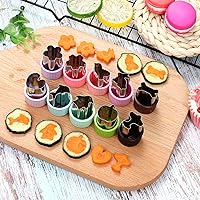 Vista 2 de Vegetable Cutter Shape Set, Mini Cookie Cutters,Biscuit Cutter to Decorate Food, Children's Baking and Food Supplement tool Accessories Kitchen
