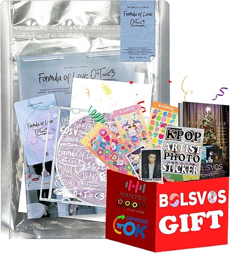 Twice - Formular of Love: O+T=<3 [Archivo de resultados ver.] (3er álbum completo) Álbum+BolsVos K-POP eBook (28p),3EA BolsVos Stickers para