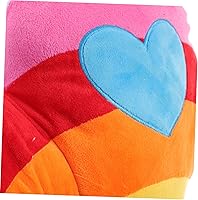 Vista 4 de Almohada en forma de corazón arcoíris con forma de corazón, cojín para comedor, sofá, comedor, dormitorio, decoración de coche, día de San Valentín
