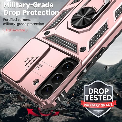 Miniatura 6 de SKTGSLAMY Funda para teléfono Galaxy S22 Plus, con protectores de pantalla y funda para cámara, grado militar 16 pies. Funda protectora con función