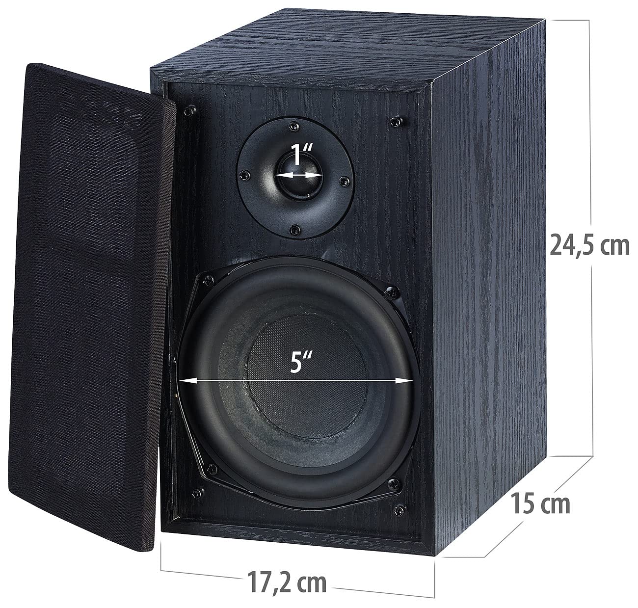 auvisio Lautsprecherboxen: Passive 2-Wege-Stereo-Lautsprecher mit 240 Watt, 30 Hz - 20 kHz (Regallautsprecher, Standlautsprecher, Plattenspieler)
