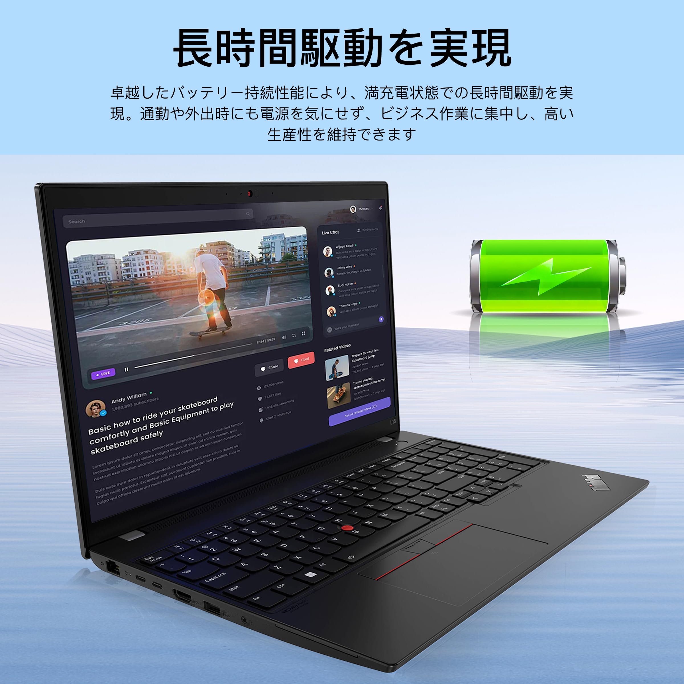 Amazon.co.jp: L15 Gen1ノートパソコン office 搭载，Core i5 第10世代