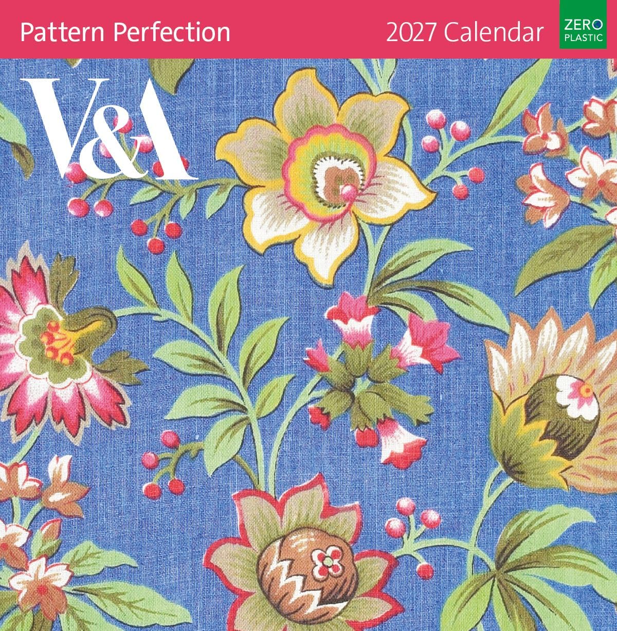 Museums & Galleries Pattern Perfection 2027 Calendar - Month to View Wall Calendar UK - 2027 Wall Planner and Personal Organiser for Home and Office