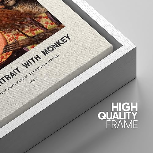 Miniatura 35 de IDEA4WALL - Lienzo enmarcado con impresión de arte abstracto listo para colgar en la pared de la sala y habitación Bs06-2103-famoso-m19