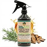 Trail Guard MAX - Natural Extra Strength Insect, Flea and Tick Spray for Dogs, Cats, People & Home (16oz MAX Strength, Cedarwood & Rosemary)