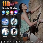 Montres militaires intelligentes pour hommes avec appel Bluetooth, montre de fitness tactique 1,39"HD, moniteur de sommeil de fréquence cardiaque 24/7, montre intelligente pour les hommes 110+ Modes sportifs,30Day,IP68 Smartwatch étanche pour Android iOS